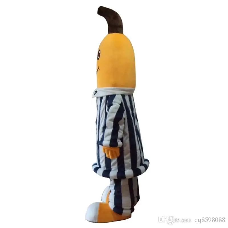 Novo personagem adulto halloween banana mascote traje halloween vestido de natal adereços de corpo inteiro roupa traje da mascote