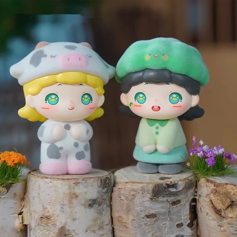 حقيقية مانمان ليتل مزرعة مغامرة صندوق أعمى لطيف دمية الفول الاتجاه الشكل لعبة سطح المكتب الحلي الأطفال هدية عيد ميلاد