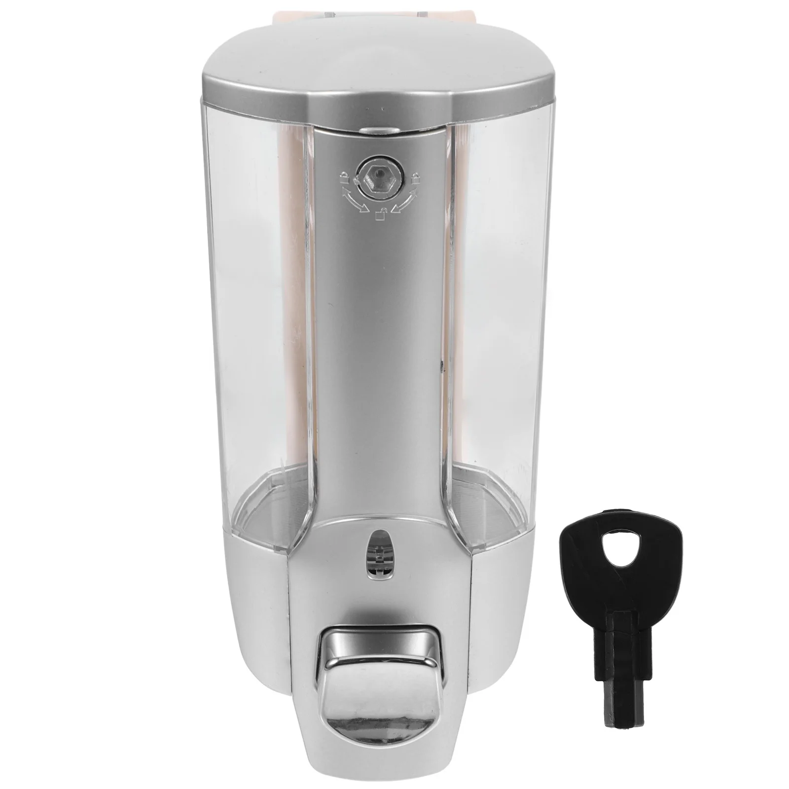 

1Pcs Liquid Soap Dispenser Wall Mounted Manual Press Large Capacity for Home Hotel Kitchen Bathroom Press Soap Dispenser