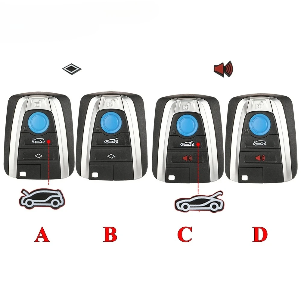 Remote Auto Key Shell For BMW I3 I8 2015 2016 2017 2018 Series Sports Car Key Case Housing Cover Replacement