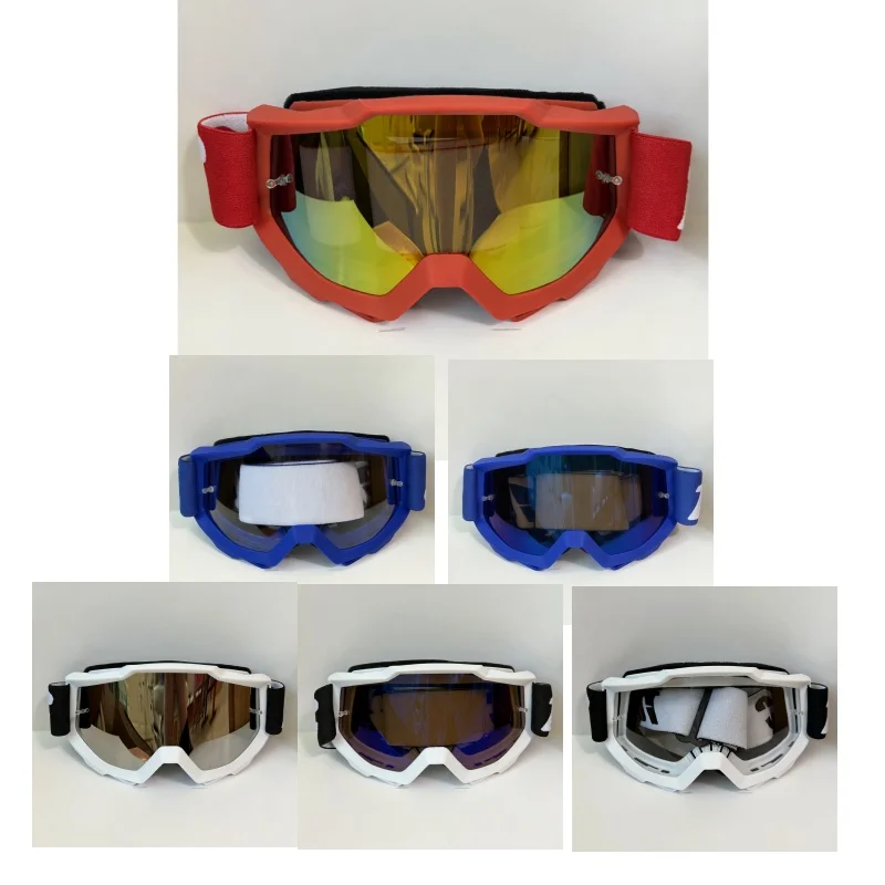 Fashion Gradient Lens Off Road Goggles Skin-Friendly Inner Cushion Outdoor Sports Eyeglasses for Male Female Motorbike Riders