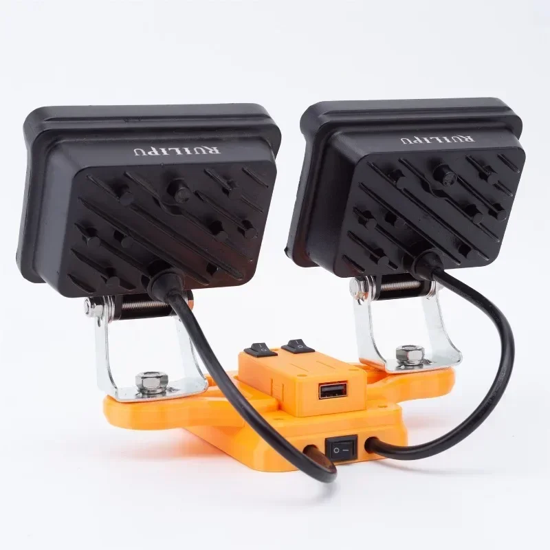 w/Usb LED Work Light Emergency Light Bulb Flashlight For HILTI 22v B22 Lithium Battery (Not Including Battery)