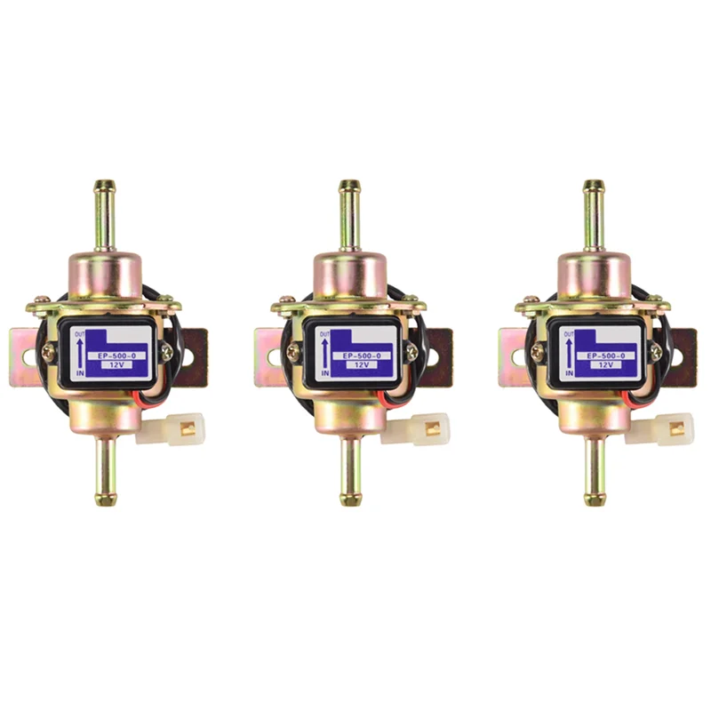 

3X 12V Fuel Pump 12585-52030 12585-52031 For Kubota Yanmar Cub Cadet