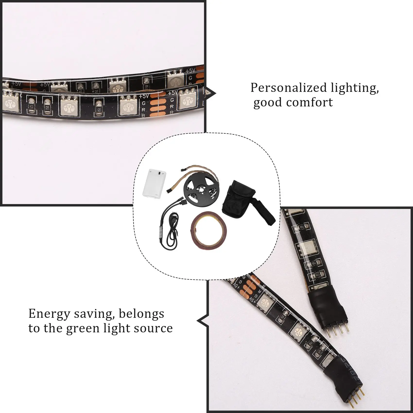 Tira de luces LED plegables para patinete eléctrico, resistente al agua, para monopatín, Scooter, decoración de fiesta para Xiaomi M365 1S
