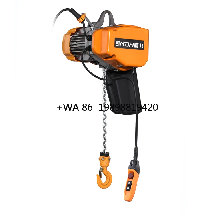 

Customizable Argano a Catena EQ-V 1Ton 1000Kg Lifting Machine Electric Chain Hanging Hoist