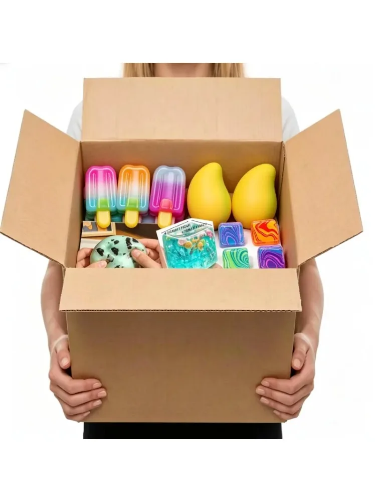 100+ mysteriöse Überraschungs-Squeeze-Spielzeuge mit langsamer Rückfederung zur Stresslinderung, perfektes sensorisches Spielzeug für ADHS, ideales Weihnachtsgeschenk.