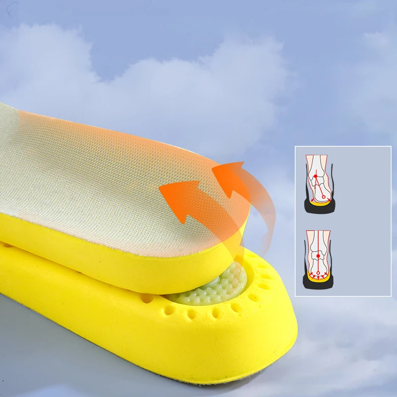 1 пара, дышащие ортопедические стельки с поддержкой свода стопы