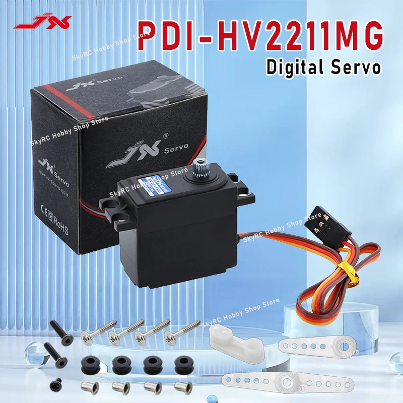 

JX Servo PDI-HV2211MG Mini Digital Servo - Metal Gear, JR Plug Compatible, for RC Models