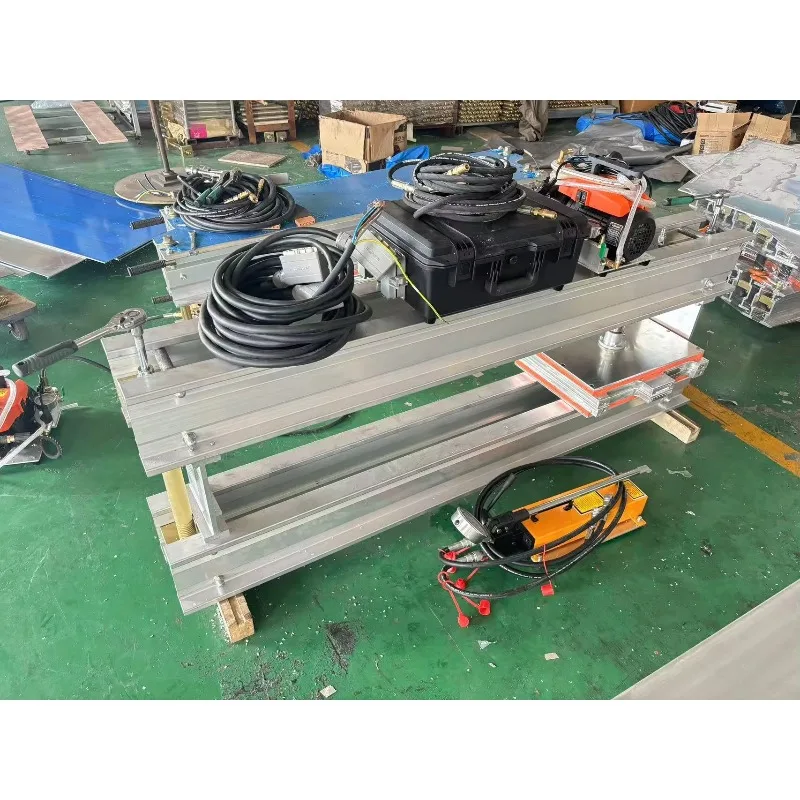 2-Piece Vulcanizing Press, 800mm, Box
