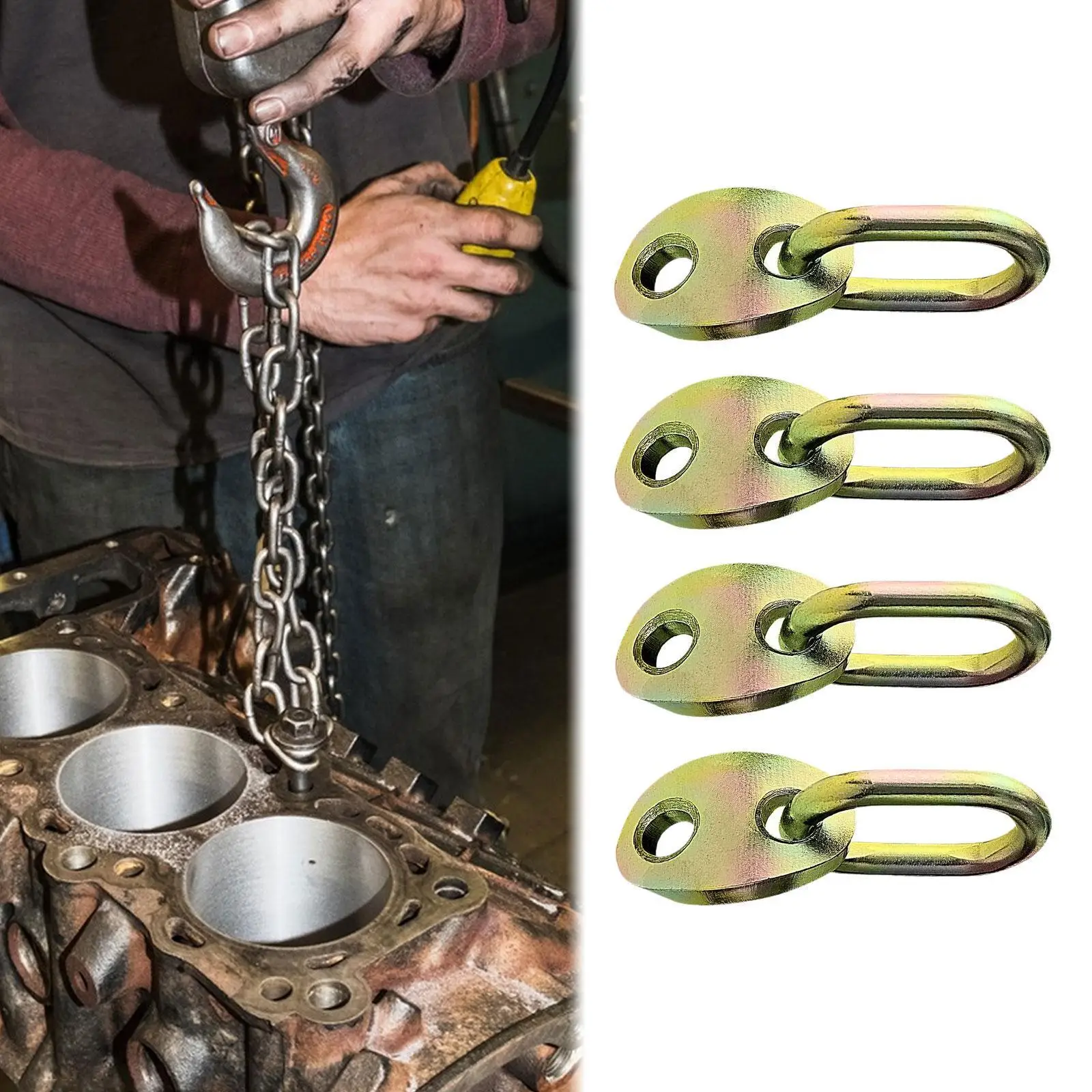 4x Engine 7100 Lifting Brackets Portable Lifting Bracket for Heavy Loads