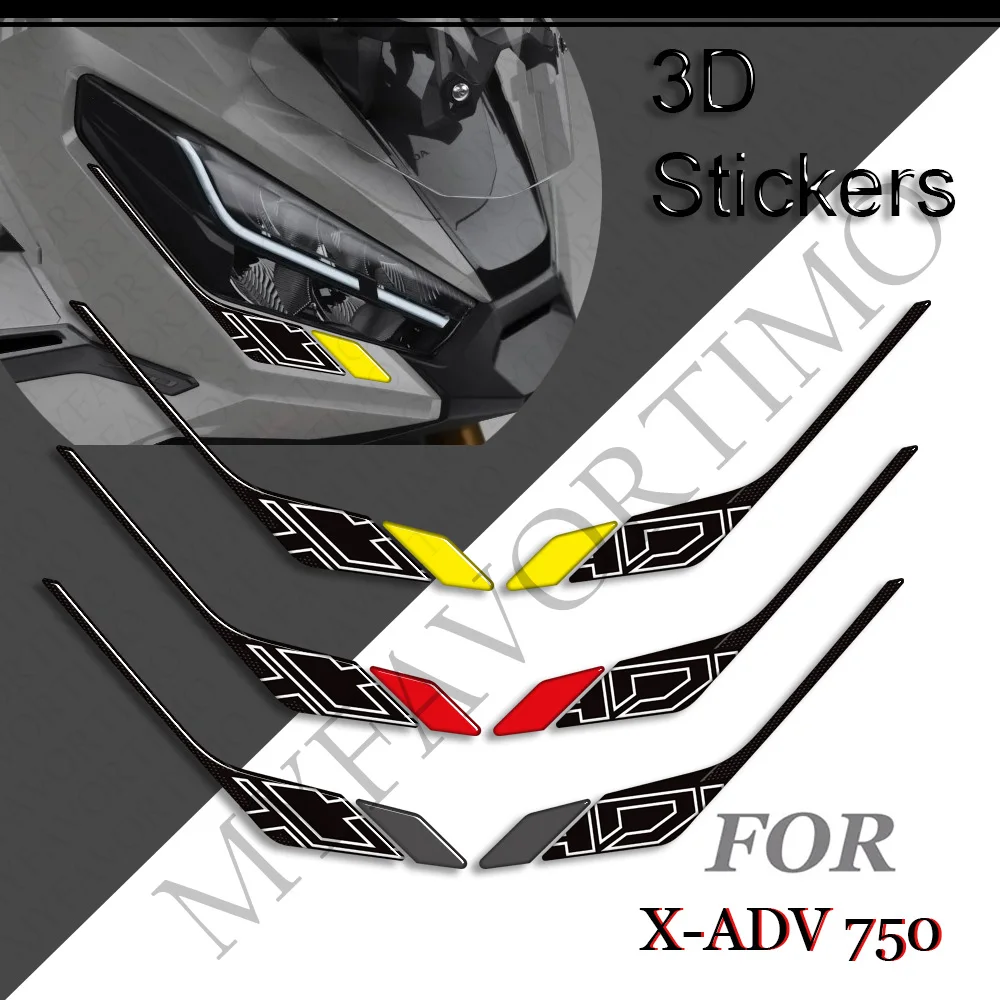 

Tank Pad Set Decals Body Fender Shell Wheel Windshield Anti-scratch Protector Stickers For Honda X-ADV XADV X ADV 750 2021-2024