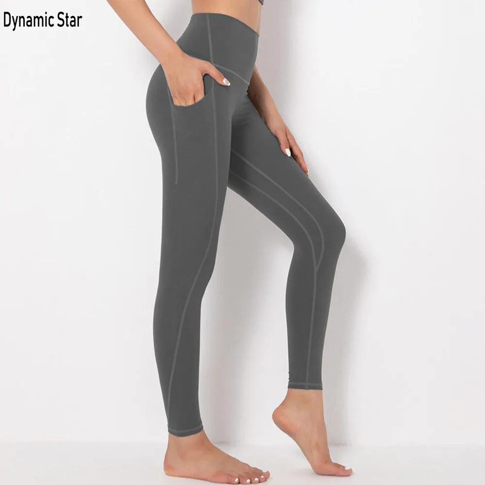 

Women Seamless Leggings High Waist Yoga Pants With Pockets Stretchy Gym Legging Butt Lifting Workout Tights For Fitness Running