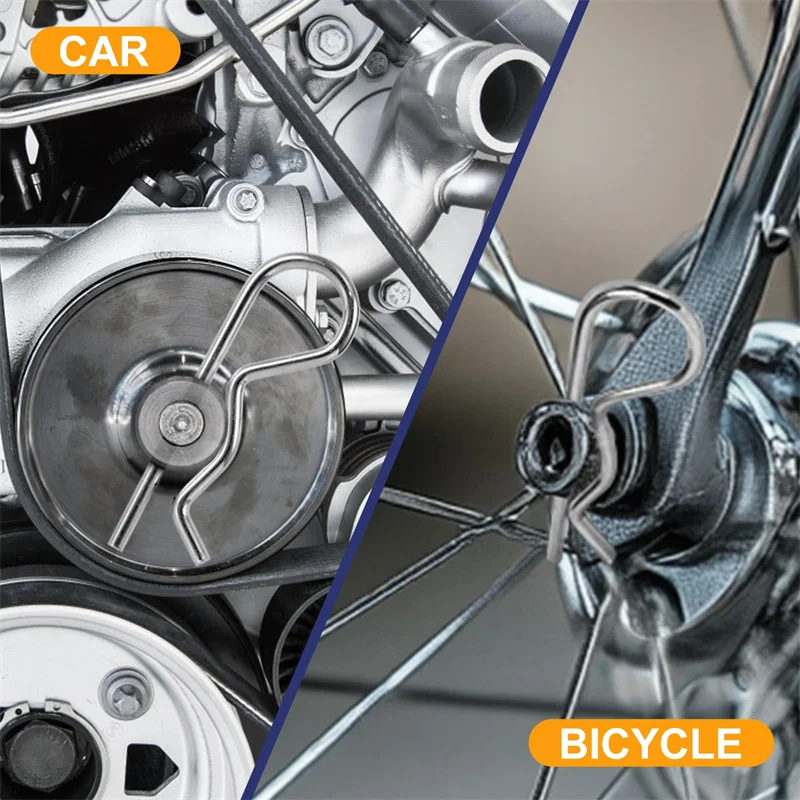 Metal Wave R-type Insurance Safety Hardware Fasteners, Used for Repairing Waveform Fixed R-shaped Pins of Automotive Fasteners