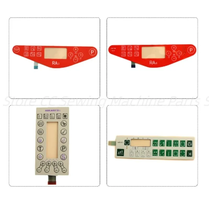 JUKI POWERMAX QIXING Operation Panel Sheet Board Membrane BRUCE HIKARI HULONG JACK A3 A4 A5 C4 MAQI Keypad Switch Paper Sticker