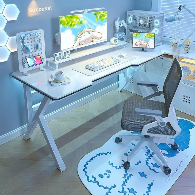 Writing Desk with Carbon Fiber Texture Study Bedroom Office Furniture Computer Desk Minimalist Home Desktop Gaming Desk Office