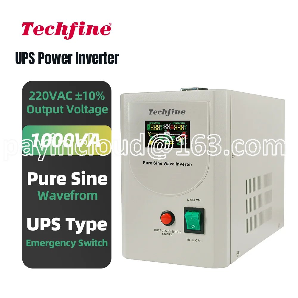 OEM ODM DC to AC 12v 300w 500 700w 1000VA AVR pure sine wave power ups inverter For inductive devices