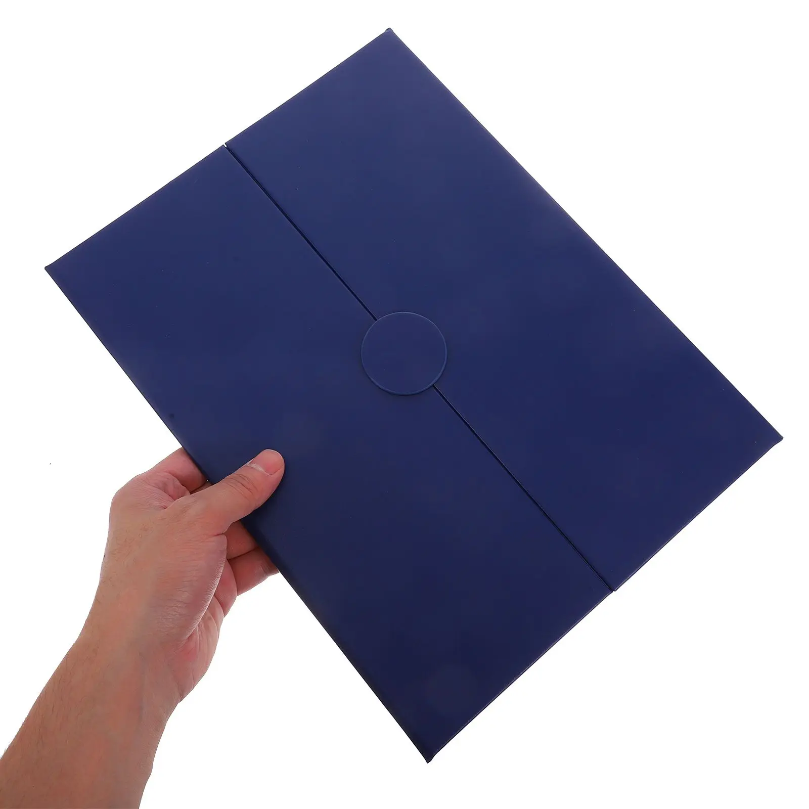 Graduation Certificate Cover Trifold PU Diploma Wedding Honor Award Protector Document Holder Office Paper