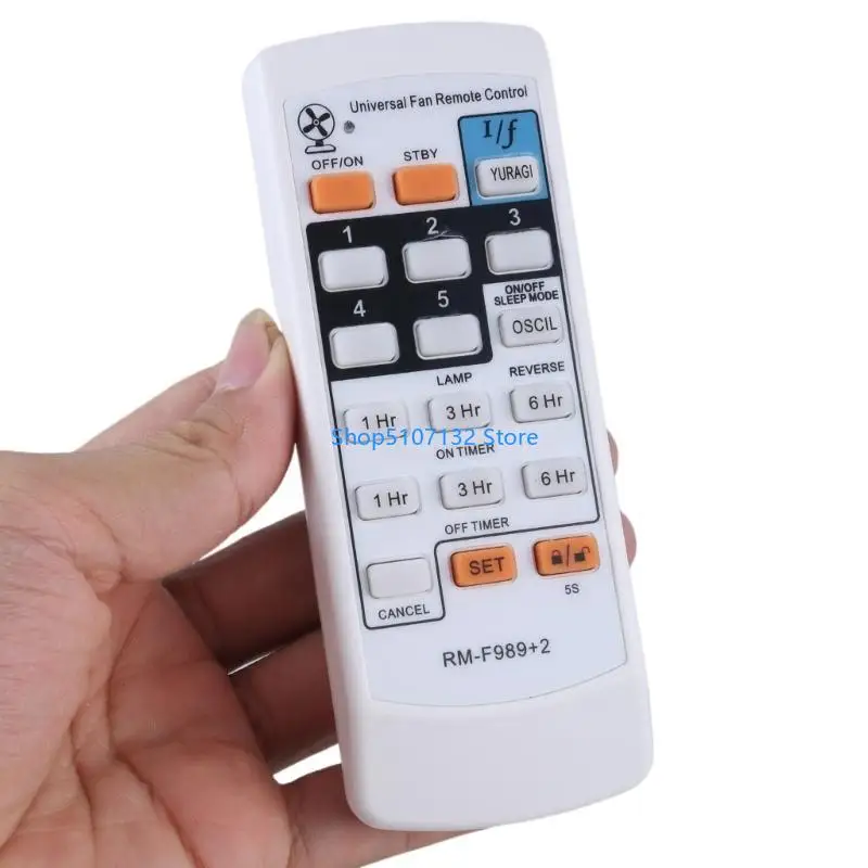 87HD RM-F989+2 Fan Remote Easy and Efficient Control Conveniently Manage Two