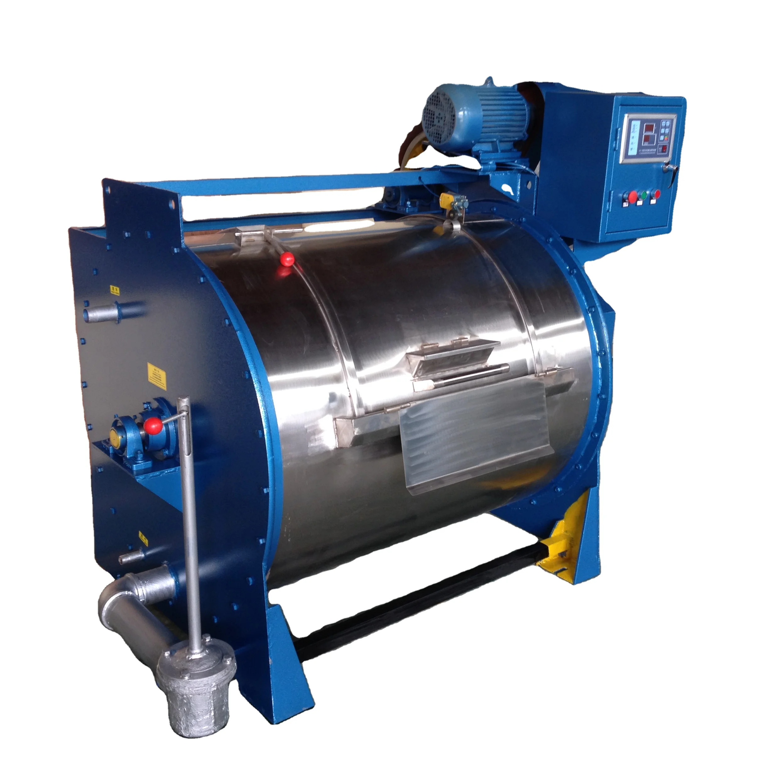 50kg Supply Industrial Horizontal Washing Machine for Factory Use Large Capacity Stainless Steel Laundry Washer for Textile