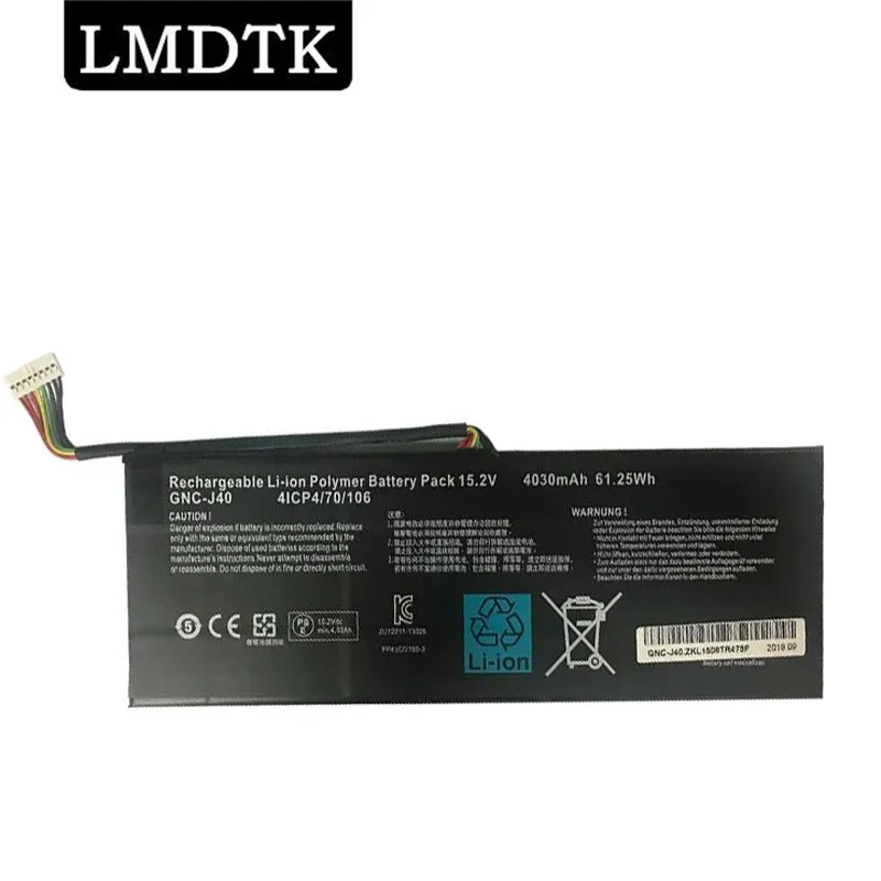 

LMDTK New GNC-J40 961TA013F Laptop Battery For GIGABYTE P34F P34G P34K P34W V2 V3 V5 V7 Series 15.2V 4030mAh 61.25WH