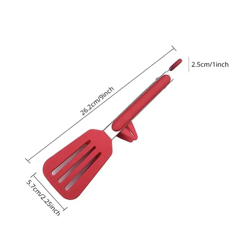 9 Inche Red with Bracket Silicone Food Clip In Kitchen High Temperature Resistant Anti Scalding Barbecue Clip image 6