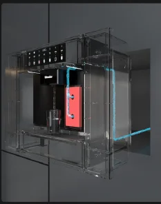 Hotel Use Water Cooler with Built-in Dispenser and Tap Filter