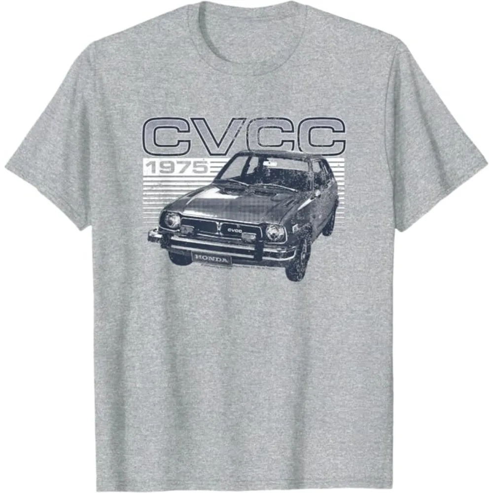 

Honda Men's and Women's T-shirt Civic Tee Summer Motorcycle Riding Off-road Short-sleeved Spring Racing Personality Top