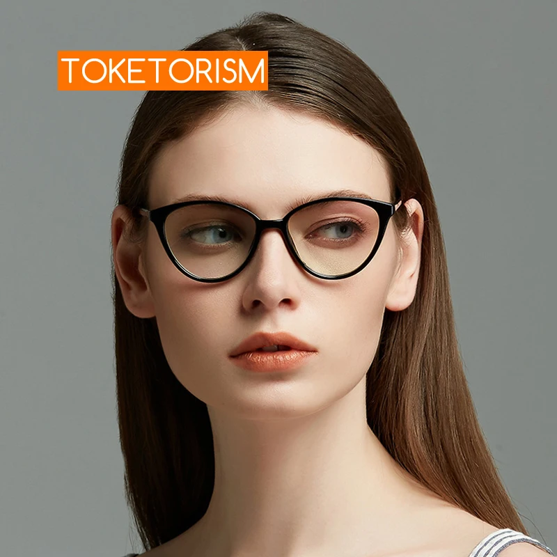 Toketorism Trending Women's Plain Glasses Optical Frames For Myopia Prescription Spectacles Frame 0632