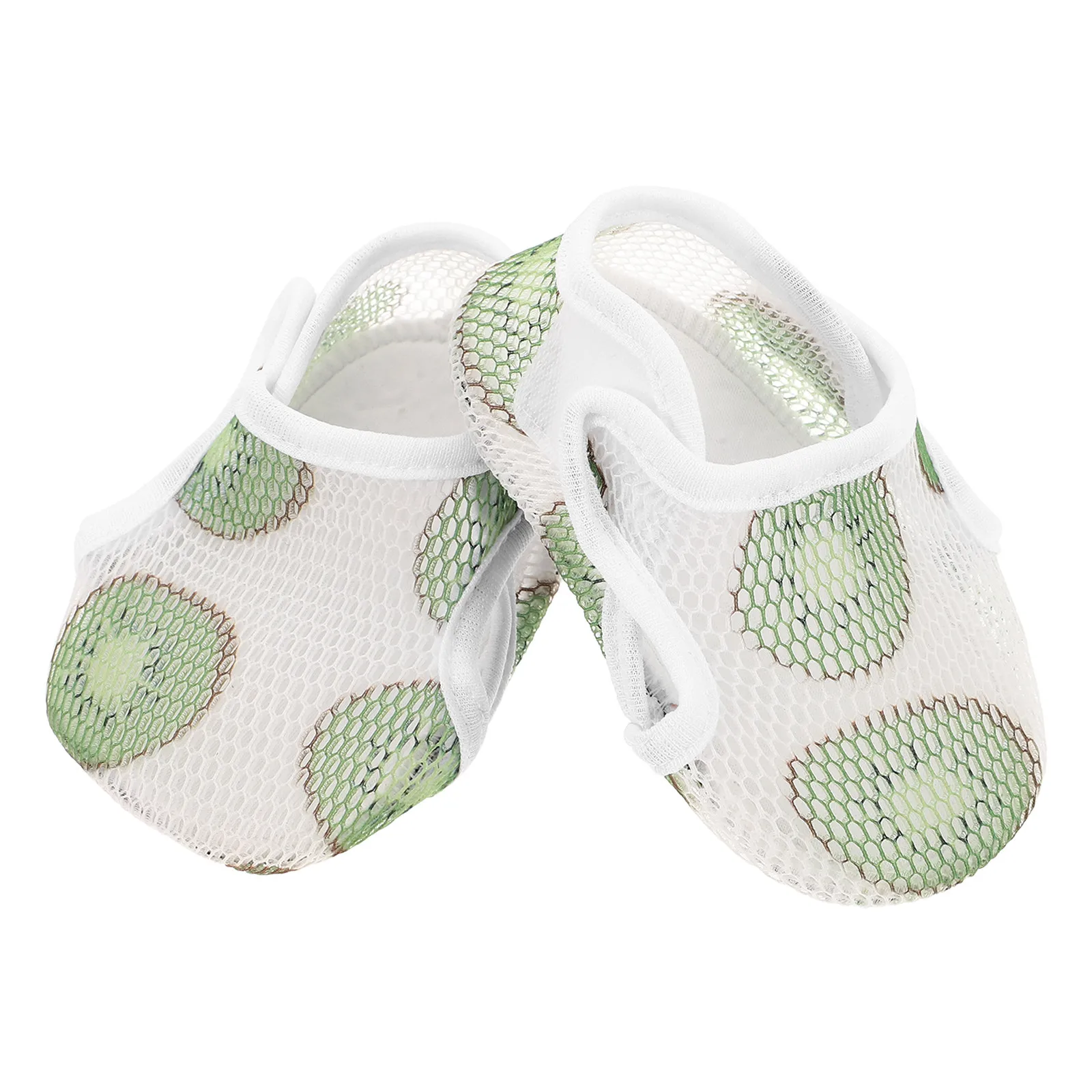 1Pair Baby First Walking Shoes Soft Breathable Mesh Adjustable Hook Loop Anti Slip Toddler Indoor Girls Boys 12-24 Month