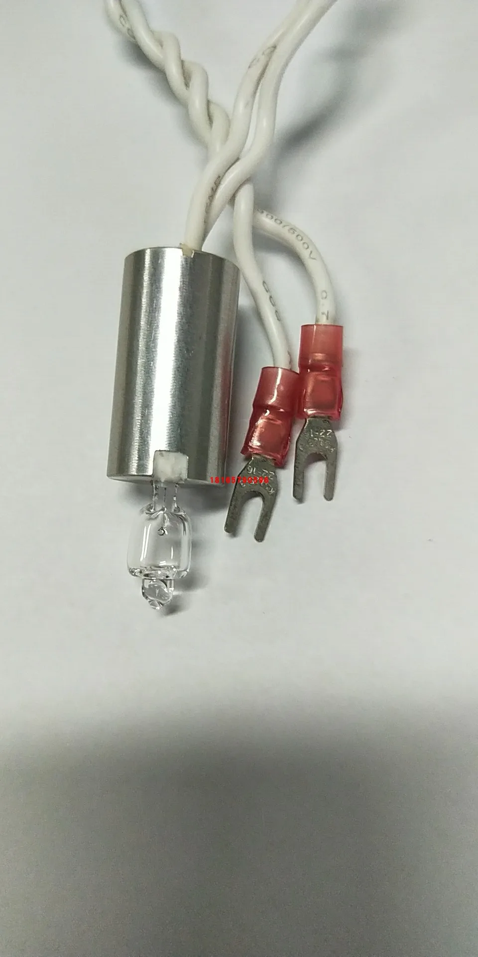 Bubble halogen lamp, light source lamp, stable absorbance