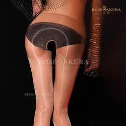 No sakura flash sleek black silk stockings seamless fork sexy pantyhose thin the open stalls of 8274