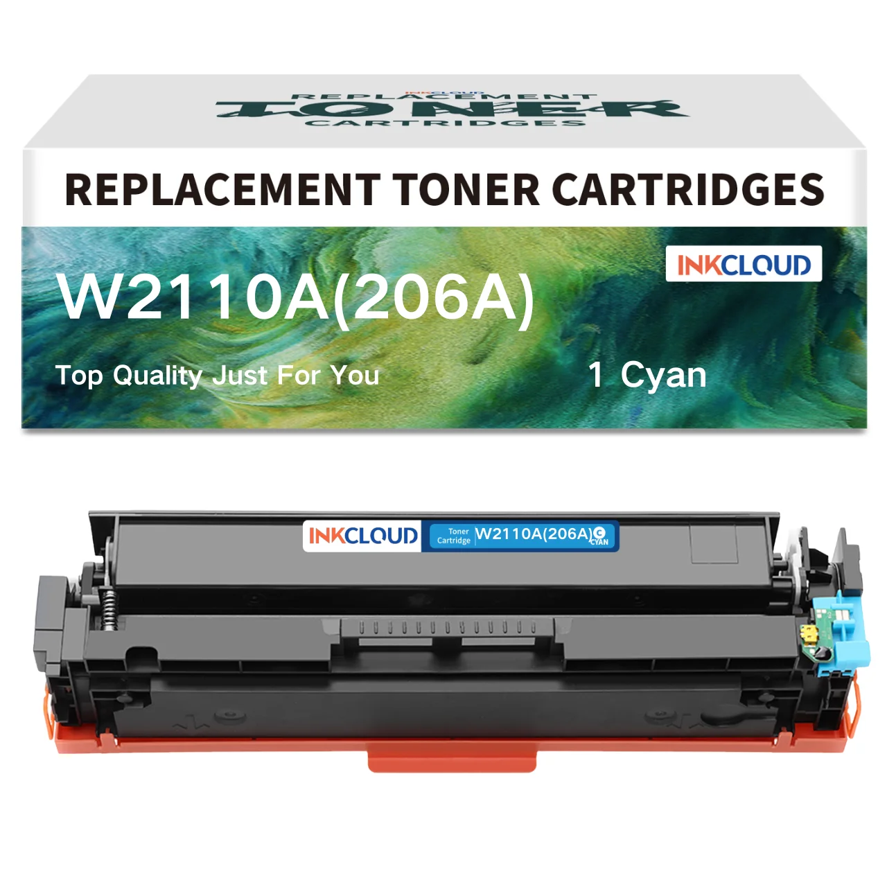 

INKCLOUD 206A W2110A Замена для принтера HP M283fdw M283cdw Pro M255dw M255nw MFP M282nw M283 M282 M255 W2110A 206X W2110X
