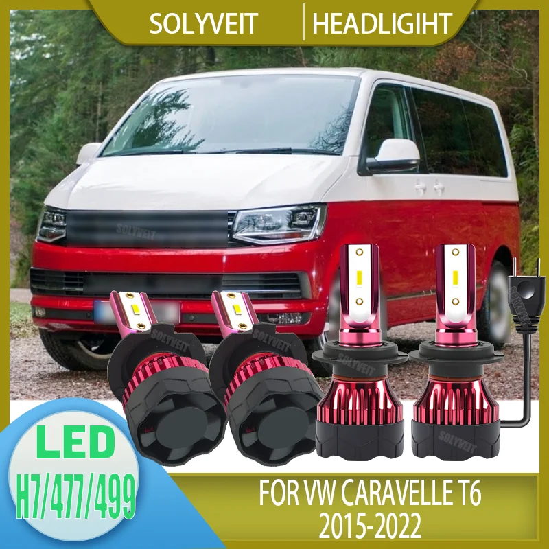 

4pcs Auto Light LED Bulb H7 Kit Efficiency Heat Sink Cooling System For VW Caravelle T6 2015 2016 2017 2018 2019 2020 2021 2022