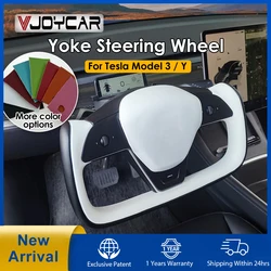 2025 El más nuevo modelo de mango de yugo a juego de colores Y 3 Volante de yugo de 377 mm Modelo-Alambre calefactor estilo X Ruedas de desplazamiento OEM