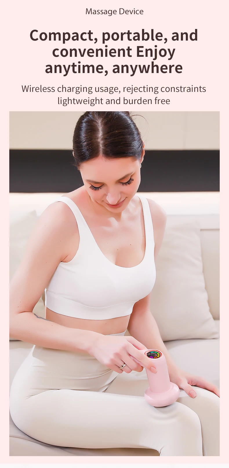 2025 Elektrisches Körpermassagegerät für Nacken, Rücken, Schulter, Körperformungsmaschine, kabelloses Hand-Cellulite-Massagegerät, Schönheitswerkzeug – Detail 11