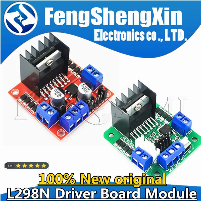 

1pcs New L298N driver board module L298 stepper motor smart car robot breadboard peltier High Power