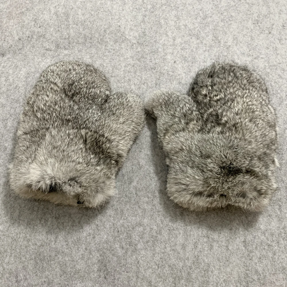 Gants en fourrure de lapin véritable unisexe, mitaines en fourrure de lapin véritable, russe, vente chaude, mode, hommes, femmes, hiver, 2024