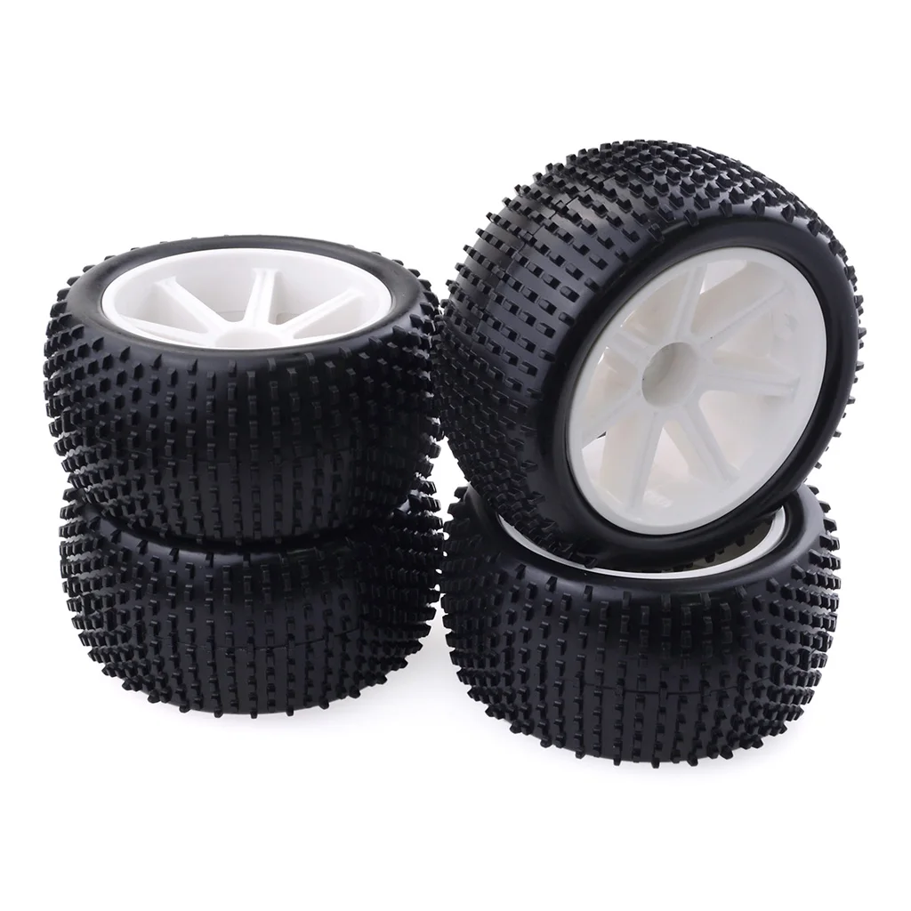 ZD Racing 4PCS 1/10 RC Car Tires Wheels 110mm Rubber Tires 12mm Hex Hub Tyres For 1/10 RC Car Parts