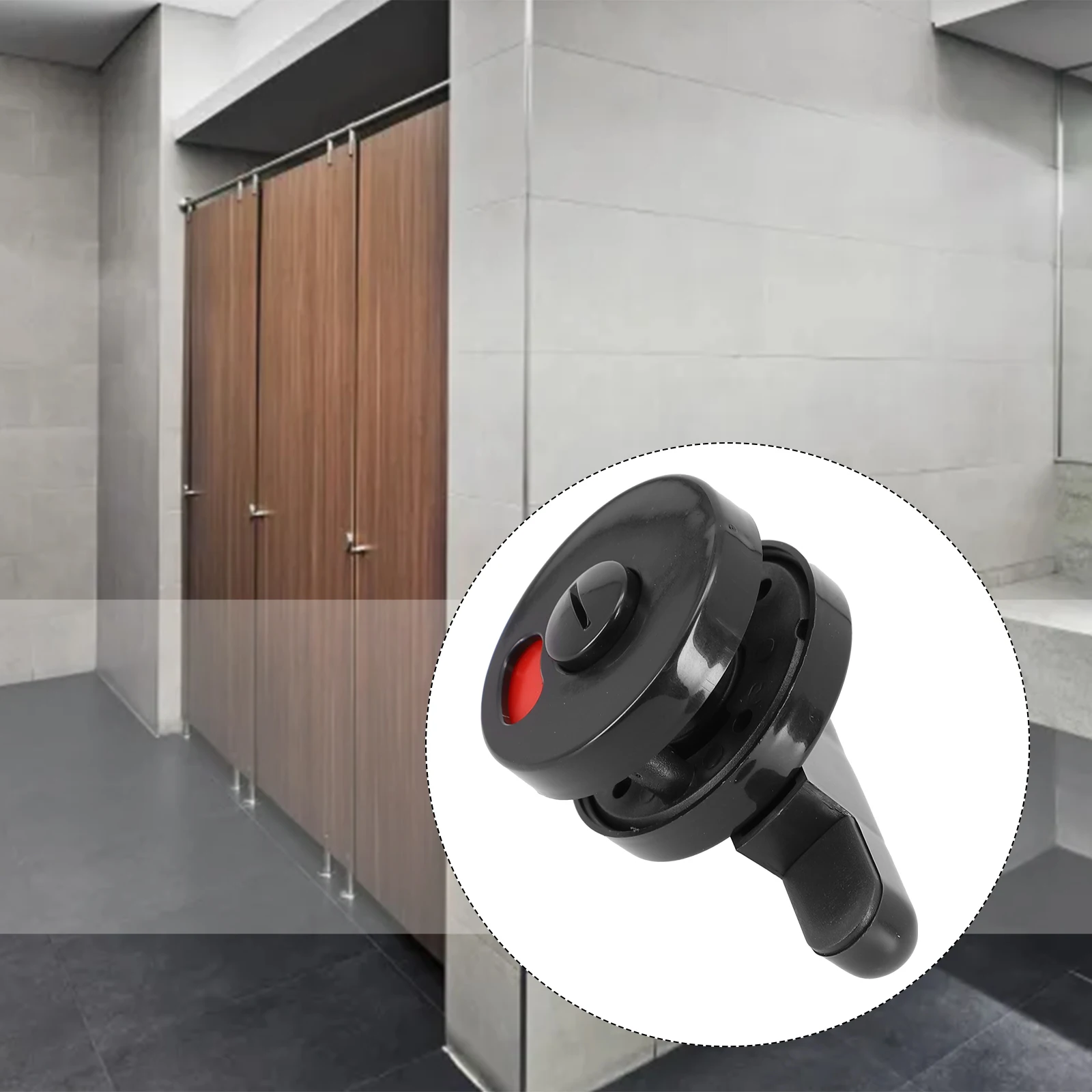 Indicator Door Lock 360 Degree Rotation Lock Indicator Bolt Use For Bathroom Privacy/Public Toilet Door/Airport/Station Etc