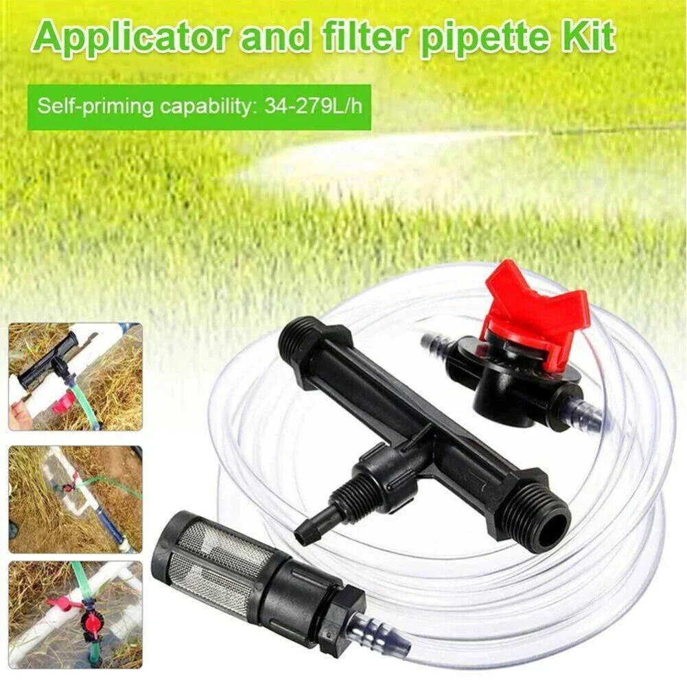 

Gardening Setup Auto Irrigation Kit Built-in Filtration System Efficient Fertilizer Injection Long-lasting Performance