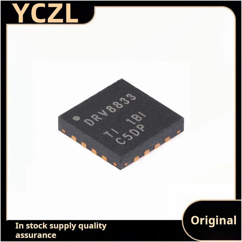 5PCS DRV8833RTYR QFN-16 dual-channel H-bridge motor driver chip original authentic