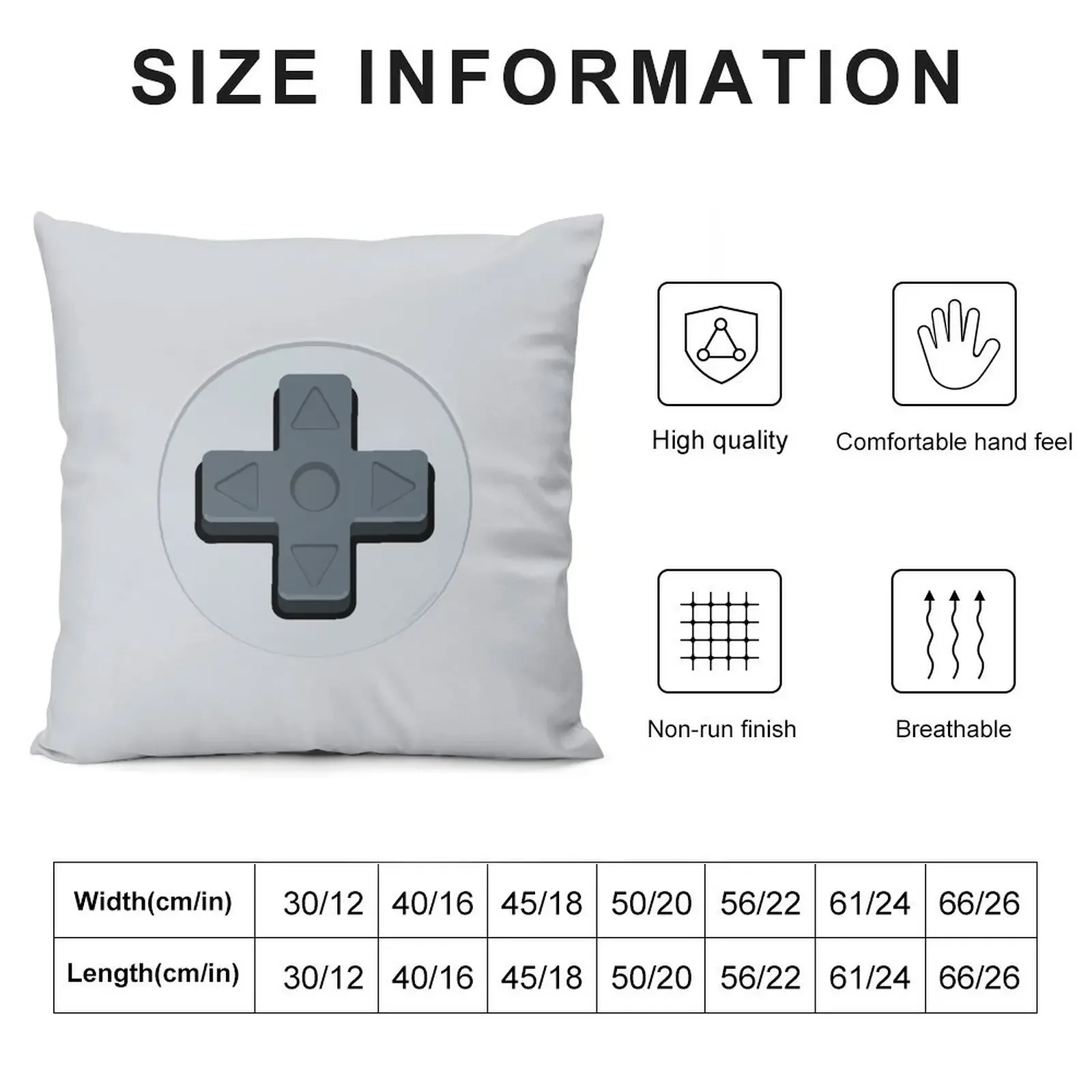 Controller D-pad Throw Pillow Throw Pillow Decorative Cover For Living Room Cushion Cover Luxury pillow