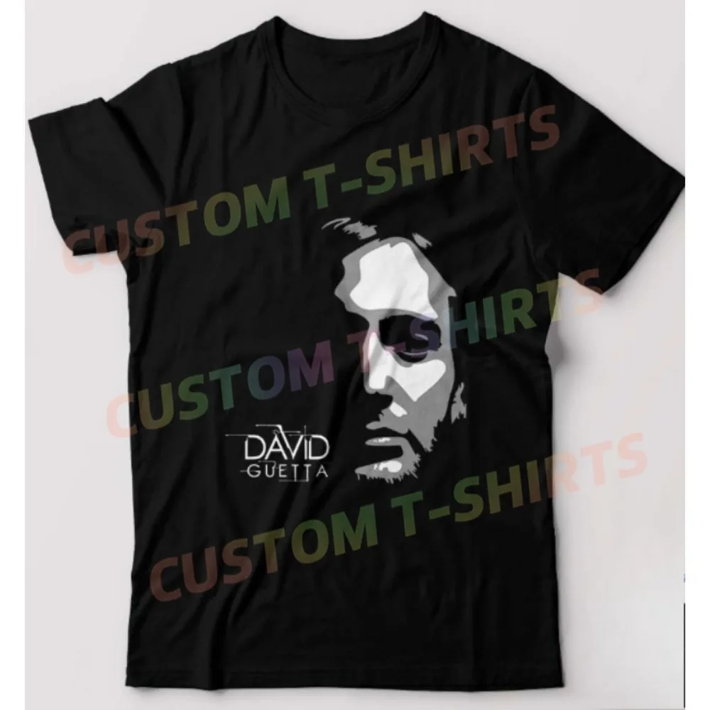 

Summer T-shirt for 2025 pure cotton breathable tops tee for David Guetta music fans suitable both graphic t shirt men women