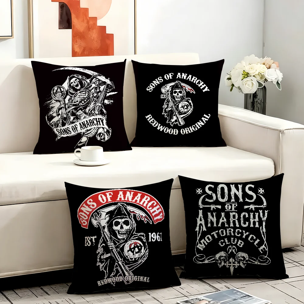 TV S-Sons of A-Anarchy cushion cover Comfortable Decorative For Bedroom Living room Dormitory Picnic and Holiday Decoration