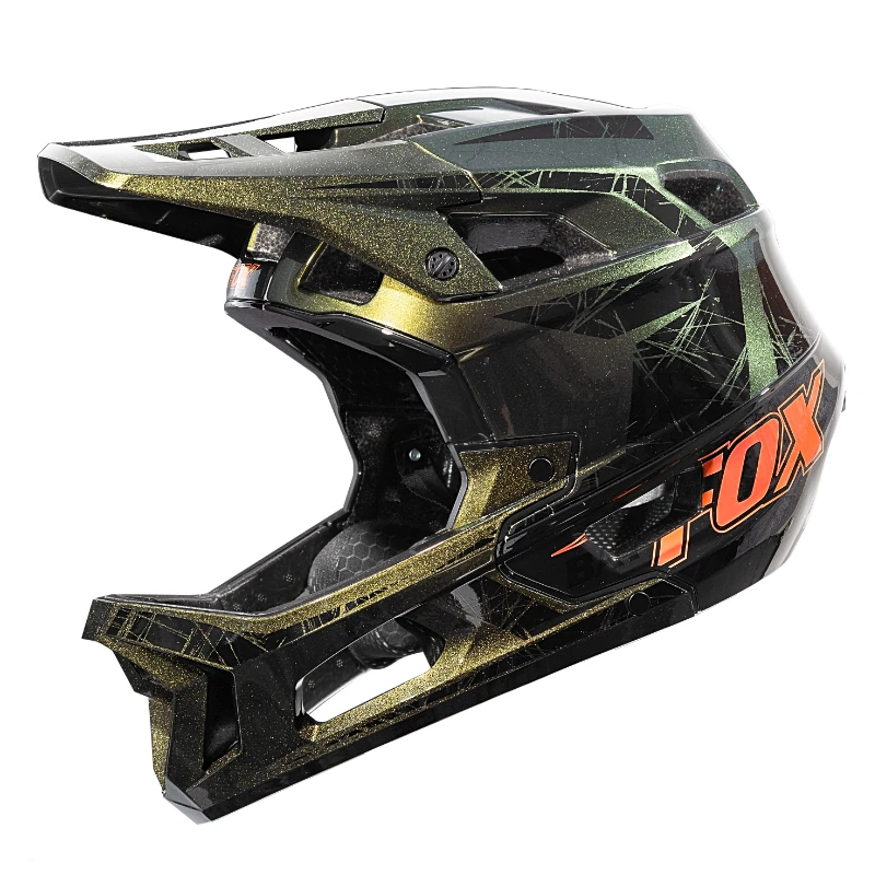 دراجة BATFOX الجبلية خوذة الوجه الكامل للبالغين ، عبر البلاد ، المنحدرات ، غطاء متكامل ، MTB ، ملحقات الدراجة ، جديدة