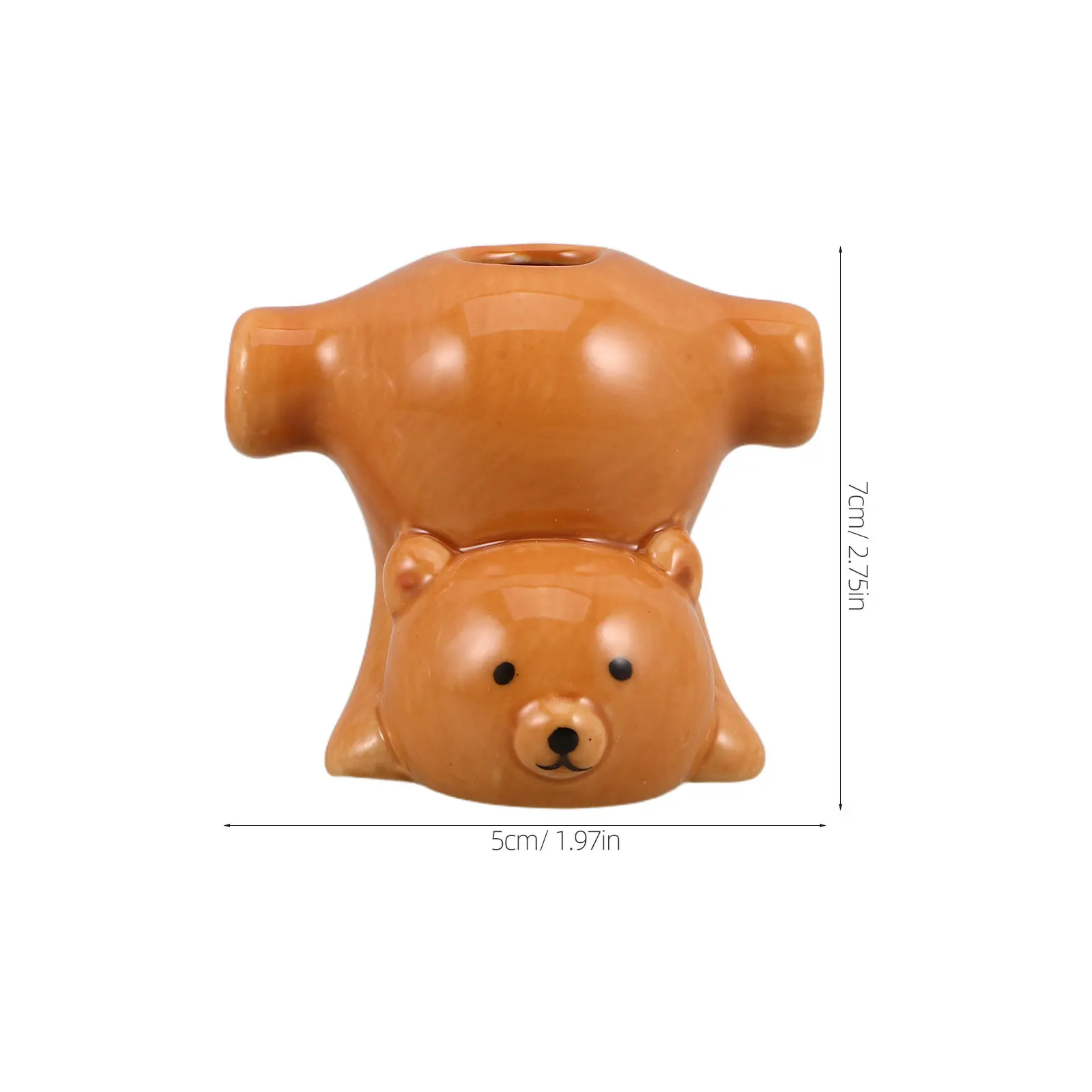 2Pcs Cartoon Animal Toothbrush Holder for Bathroom Countertop Toothbrush Toothpick Toothpaste Stand Efficient Drainage