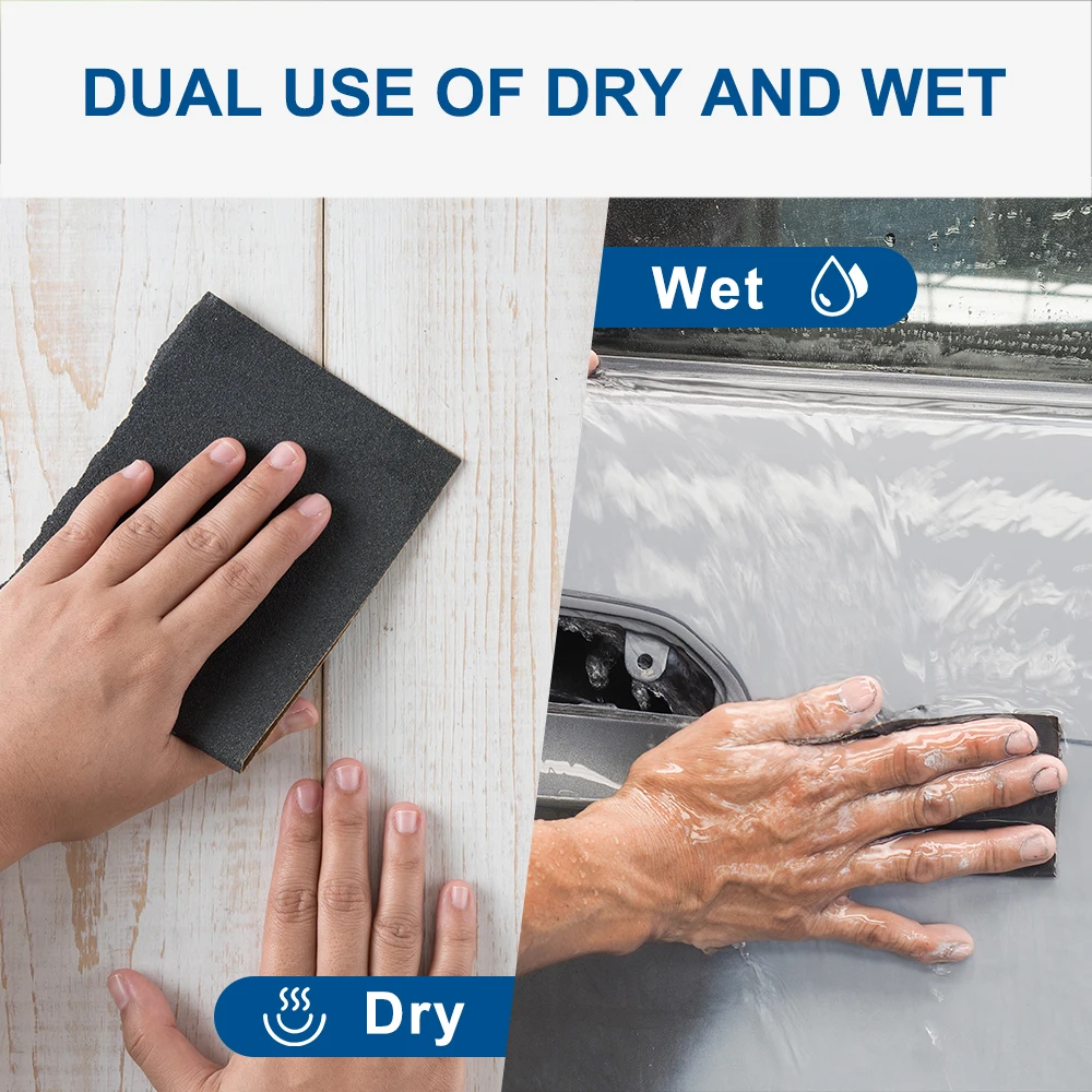 CMCP 60 قطعة/المجموعة/المجموعة من ورق الصنفرة 80-30000 حصى ورق الرمل المائي/ورق الصنفرة الجافة أدوات جلخ للخشب الرملي تلميع المعادن