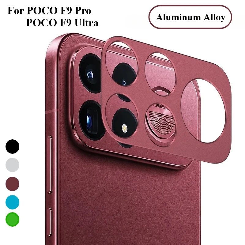 Aluminum Alloy Metal Hollow Rear Camera Protector for MI POCO F9 Pro F9 Ultra Hard Anti-scratch Lens Film Ring Bezel Full Cover