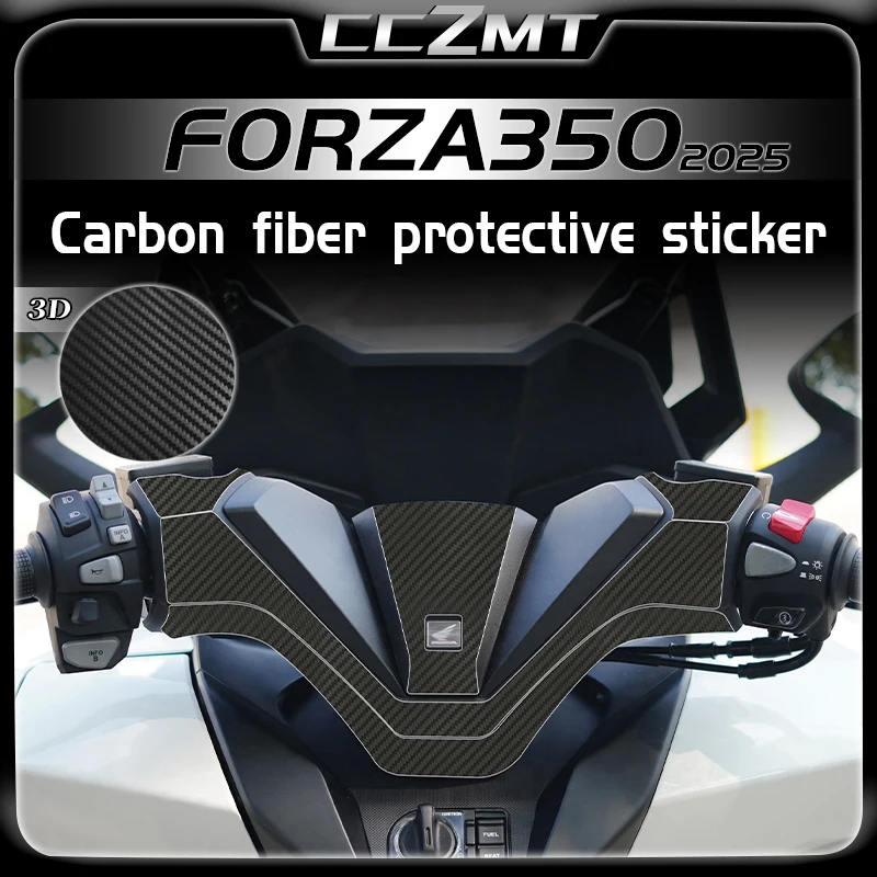 

For Honda Forza 350 FORZA 350 forza350 NSS350 2025 motorcycle 3D carbon fiber fuel tank film sticker modification accessories