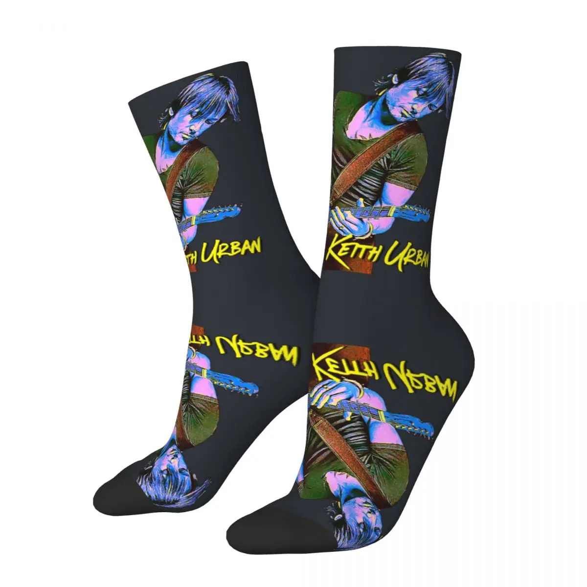 Funny Pop Art Style Keith Hot Design Men's Socks Retro k-keith urban Hip Hop Seamless Sock Printed official-website tops fugees